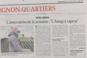article vaucluse matin